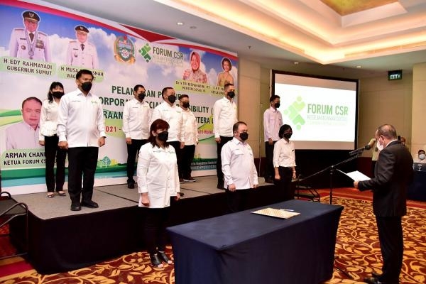 Gubernur Edy Rahmayadi Gandeng Forum CSR Sumut Sinkronkan Program Pemerintah